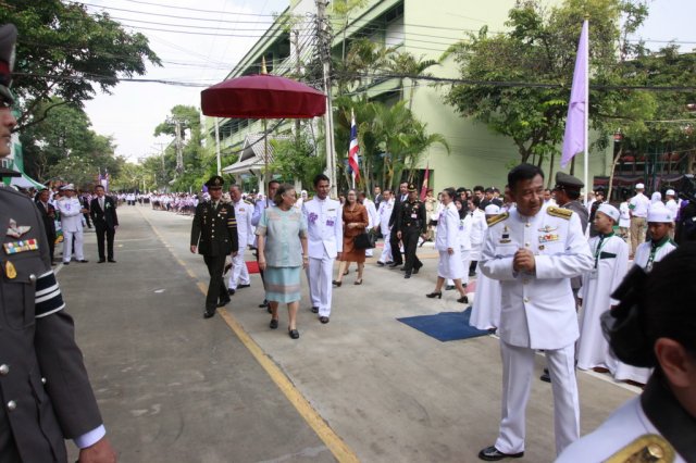 รับเสด็จสมเด็จพระเทพรัตนราชสุดาฯ สยามบรมราชกุมารี