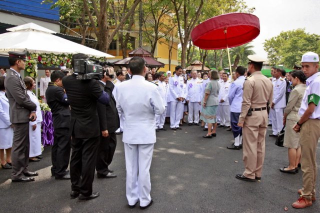 รับเสด็จสมเด็จพระเทพรัตนราชสุดาฯ สยามบรมราชกุมารี