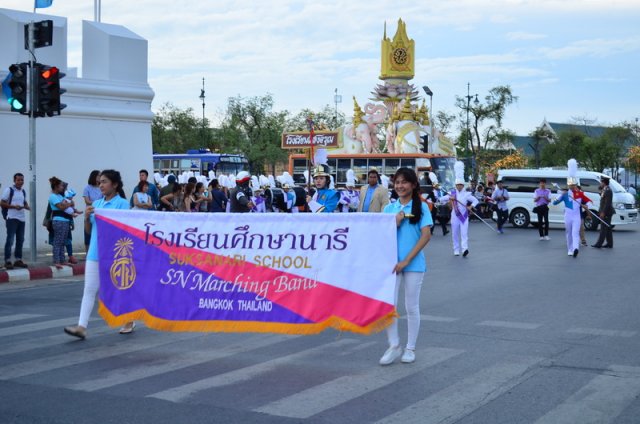  วงโยธวาทิต ขบวนถวายพระพร 12 สิงหาคม 2559 12.08.59