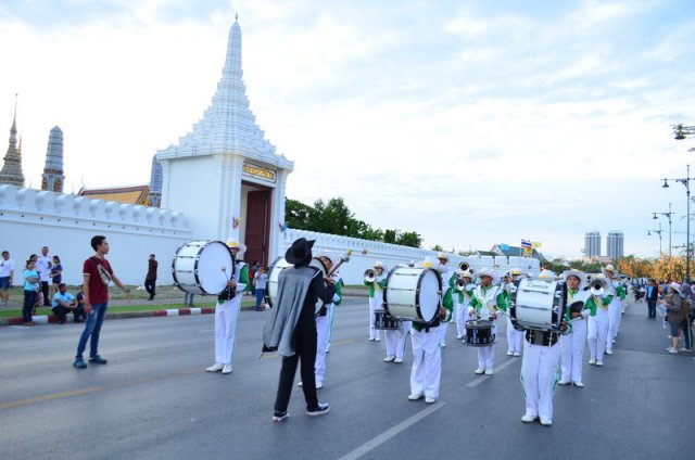  วงโยธวาทิต ขบวนถวายพระพร 12 สิงหาคม 2559 12.08.59