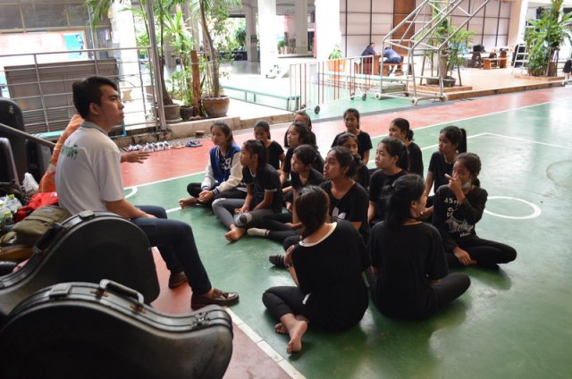 ซ้อมเตรียมการแสดง “วรรณคดีศรีศิลป์แห่งแผ่นดินสยามเฉลิมพระเกียรติสมเด็จพระเทพรัตนราชสุดาฯ สยามบรมราชกุมารี” 10.08.59