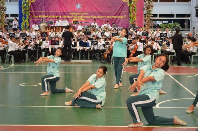 ซ้อมเตรียมการแสดง “วรรณคดีศรีศิลป์แห่งแผ่นดินสยามเฉลิมพระเกียรติสมเด็จพระเทพรัตนราชสุดาฯ สยามบรมราชกุมารี” 10.08.59