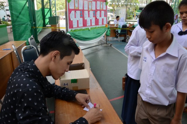 การเลือกตั้งคณะกรรมการนักเรียนนักเรียน  ประจำปีการศึกษา 2560   10.02.60