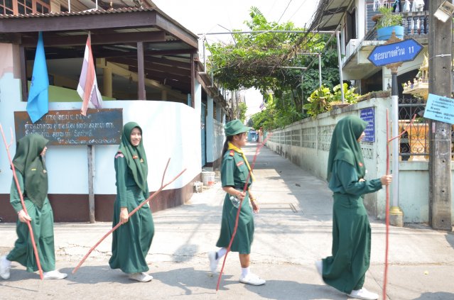 ค่ายเนตรนารี  ม.2  1 - 3 . 02 . 60